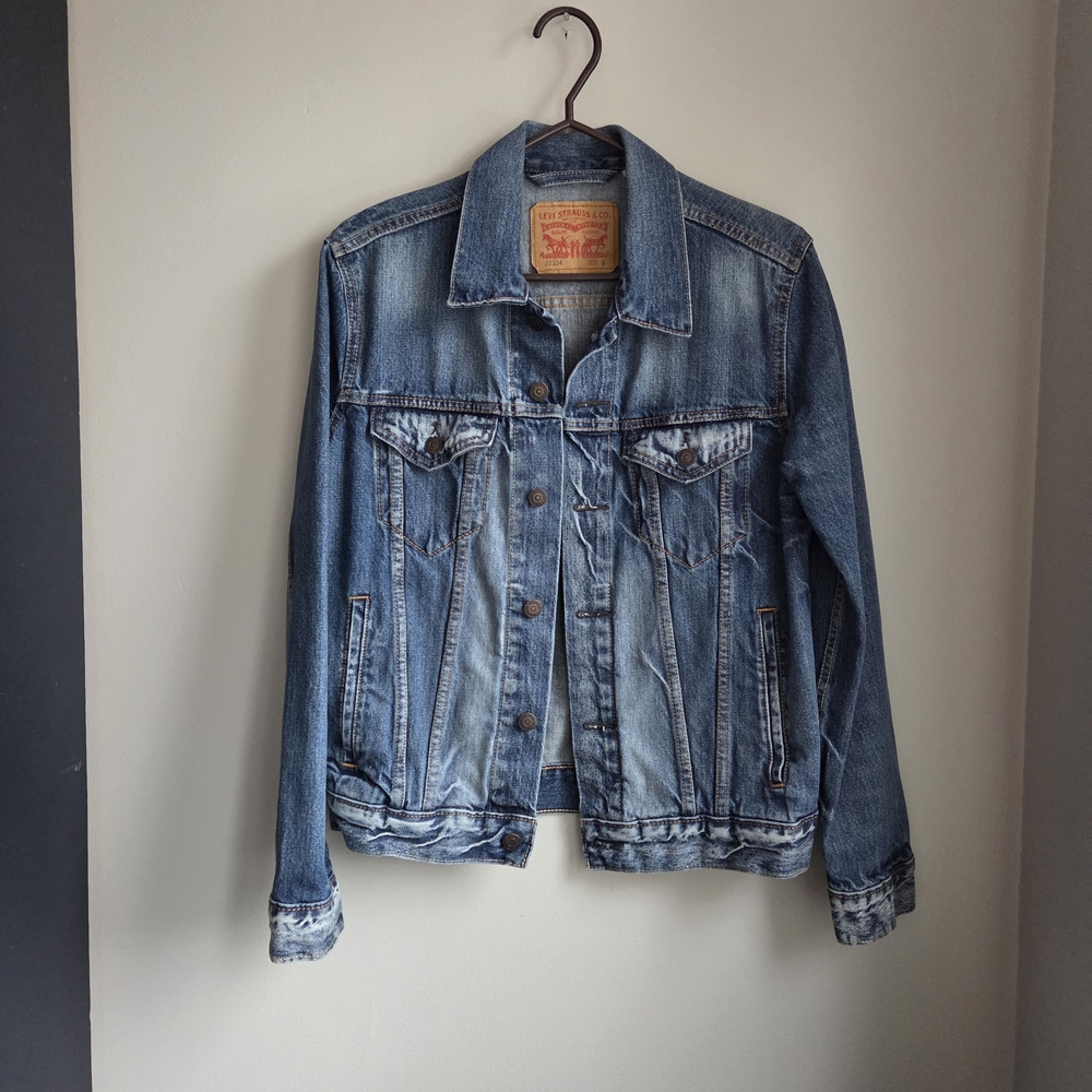 Levi's Men Unisex Classic Blue Jean Jacket Trucker S